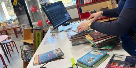 Skolebiblioteket på Tilst Skole